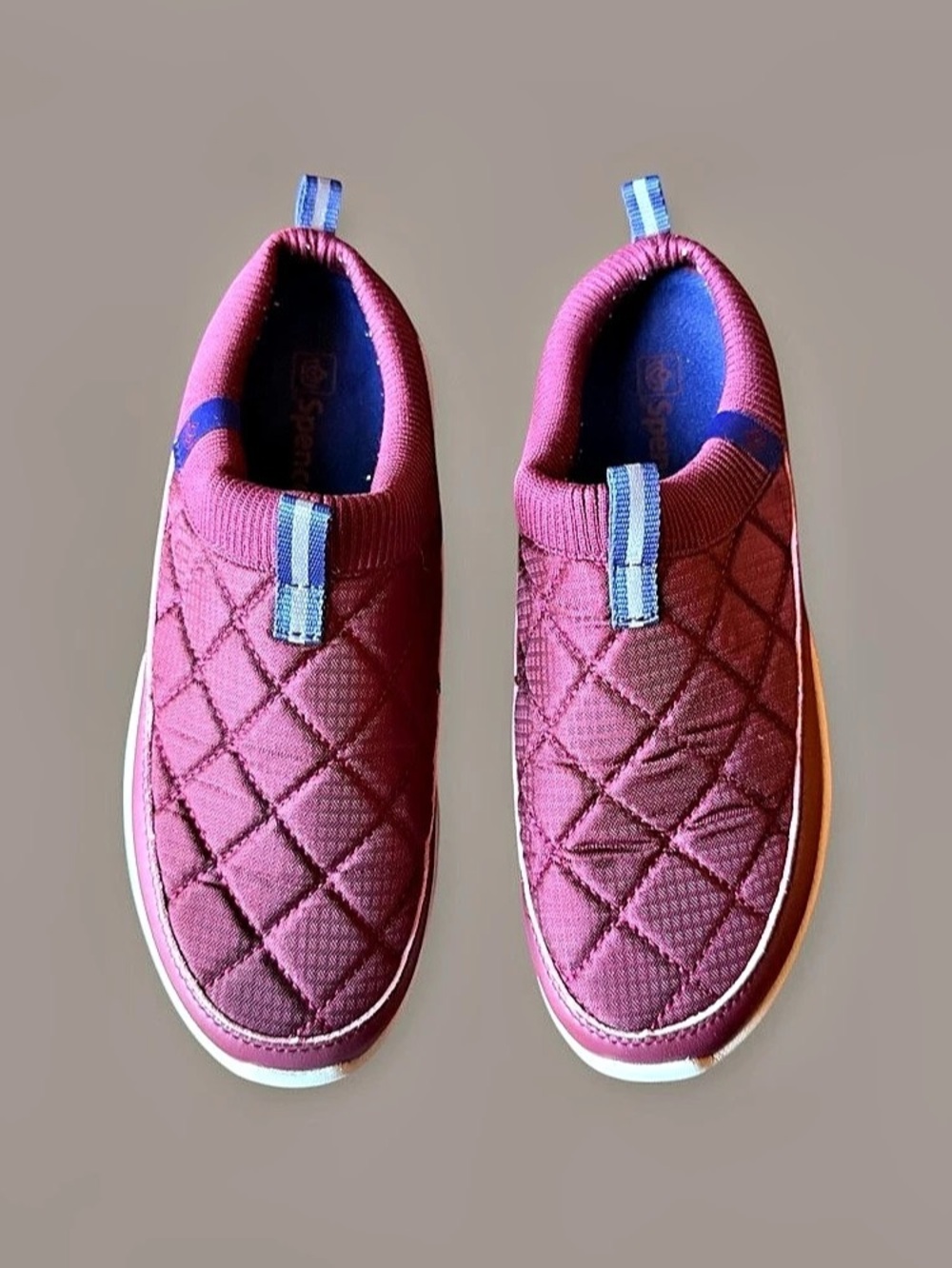 Spenco Clara Quilted Mule / Slide US 8 Like New Orthopedic